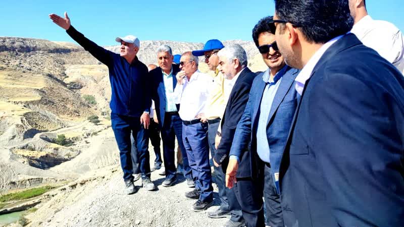 بازدید استاندار از محور گچساران ـ بی بی حکیمه