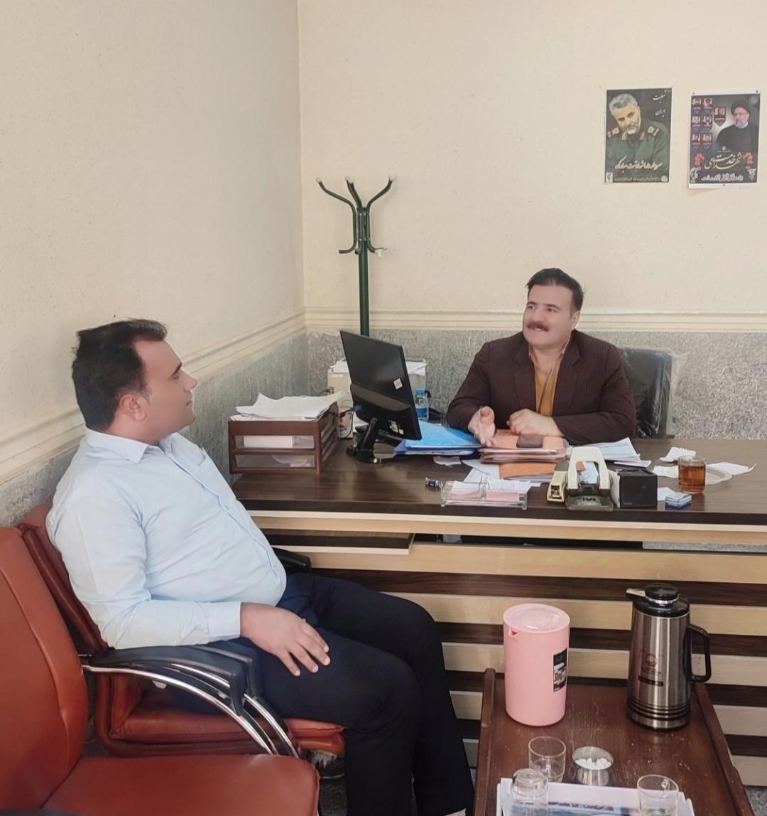پیگیری مطالبات حوزه عمرانی و زیر ساختی شهرستان از معاون عمرانی فرمانداری کهگیلویه