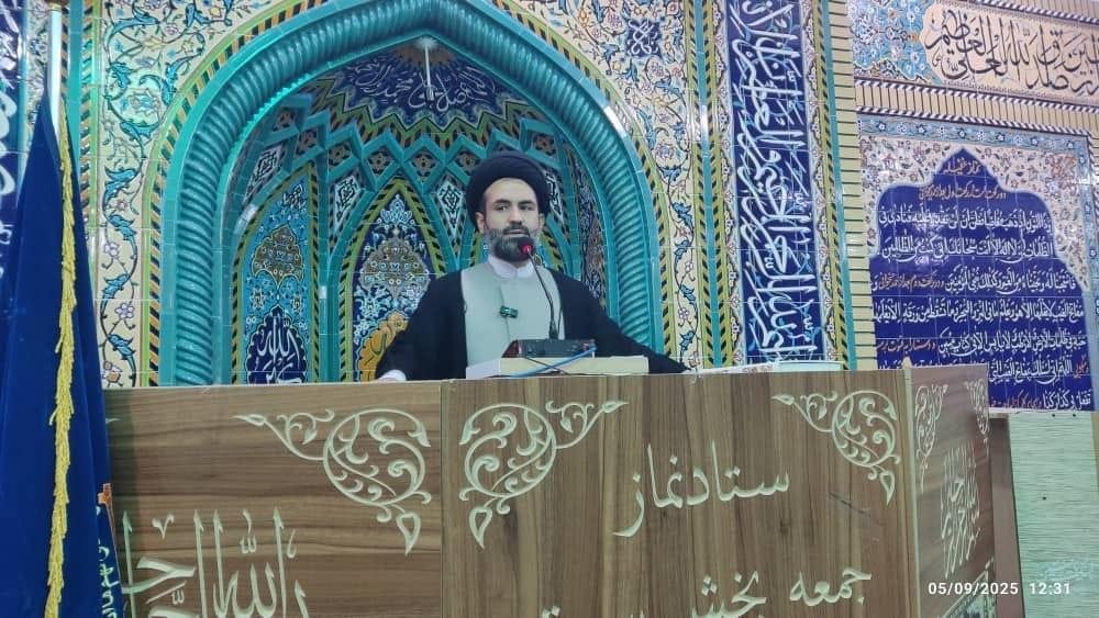 امام جمعه شهر سوق : لطف خداوند و مقاومت مردم مظلوم غزه استکبار جهانی را به تسلیم واداشت 