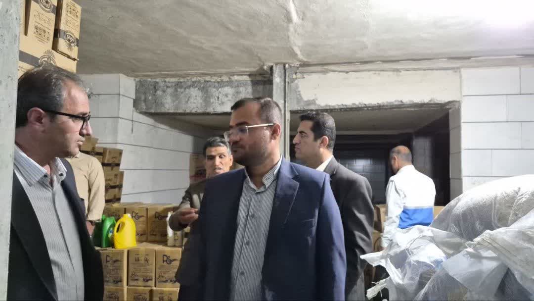 گشت مشترک بازار با حضور تیم نظارتی دادستان در شهر دهدشت 