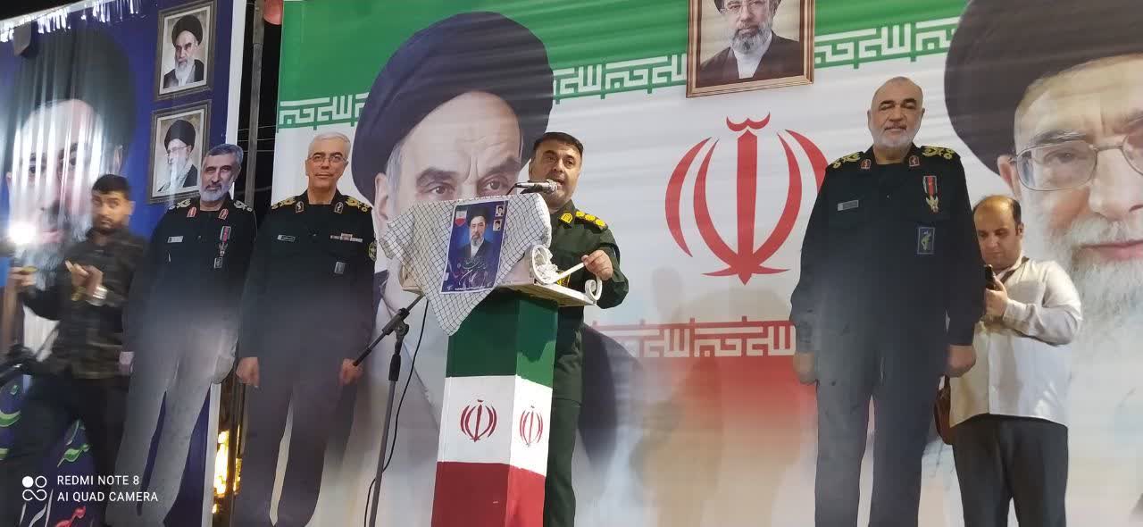  برگزاری مراسم بزرگداشت شهدای جنگ ۱۲ روزه در شهر دهدشت / معاون هماهنگ کننده سپاه فتح کهگیلویه و بویراحمد: مقاومت عامل اقتدار ایران در برابر تهدیدها و فشارهاست 