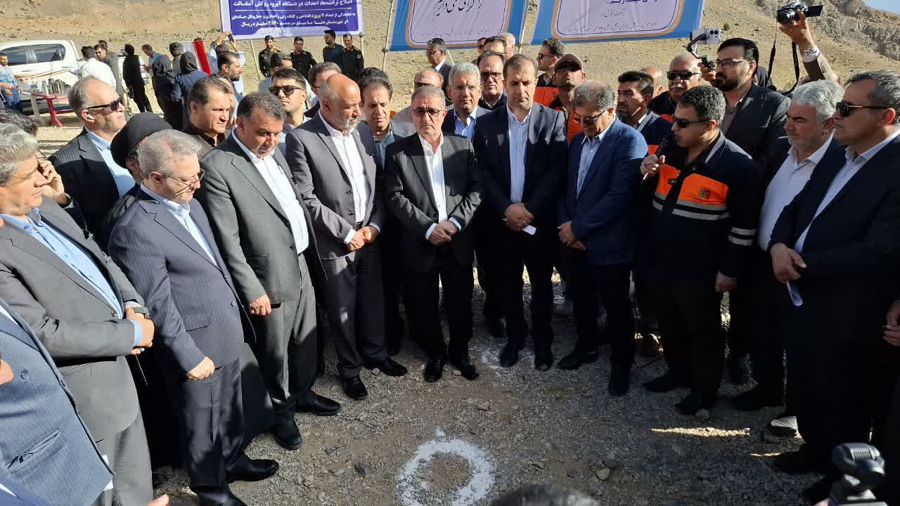  با حضور وزیر تعاون ، کار و رفاه اجتماعی عملیات اجرایی ایمن سازی و اصلاح نقاط حادثه‌خیز محور سی‌سخت_ پادنا( گردنه بیژن) آغاز شد  