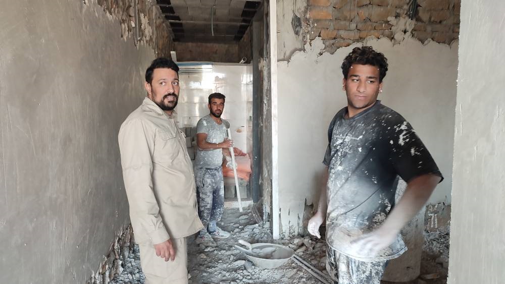 خدمت بی منت دانشجویان جهادگر اصفهانی در شهرستان لنده