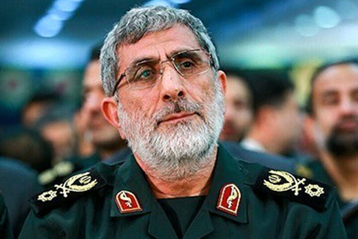 بعد از ۱۸روزحضور سردار قاآنی در مراسم تشییع شهید نیلفروشان