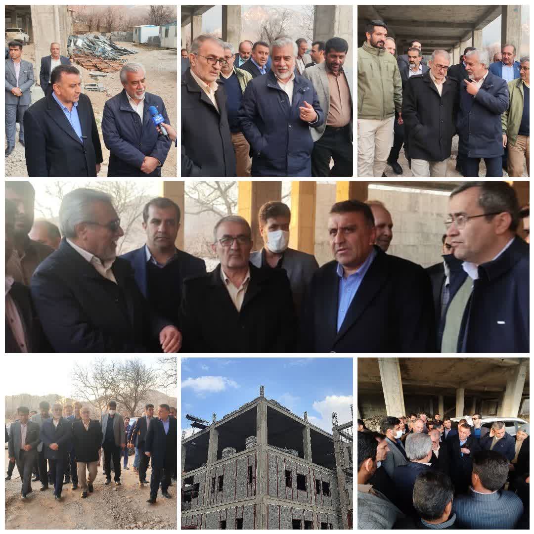بازدیداستاندارورئیس دانشگاه علوم پزشکی ازبیمارستان سی سخت