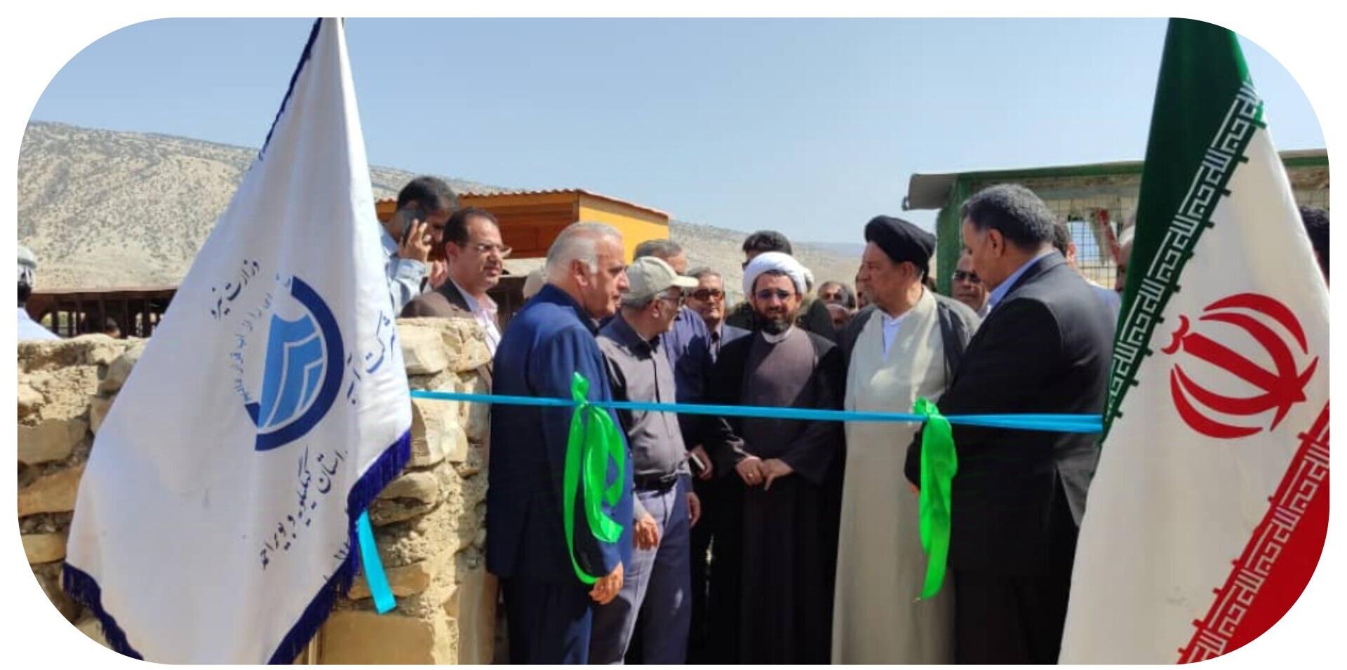 باحضور استاندار : بهره‌برداری از طرح اصلاح شبکه آب روستای کلات به نمایندگی از ۱۷پروژه آب و فاضلاب کهگیلویه 