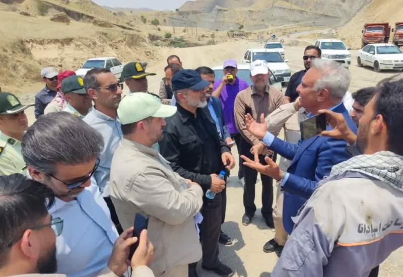 بازدید وزیر کشور از پروژه گچساران باباکلان